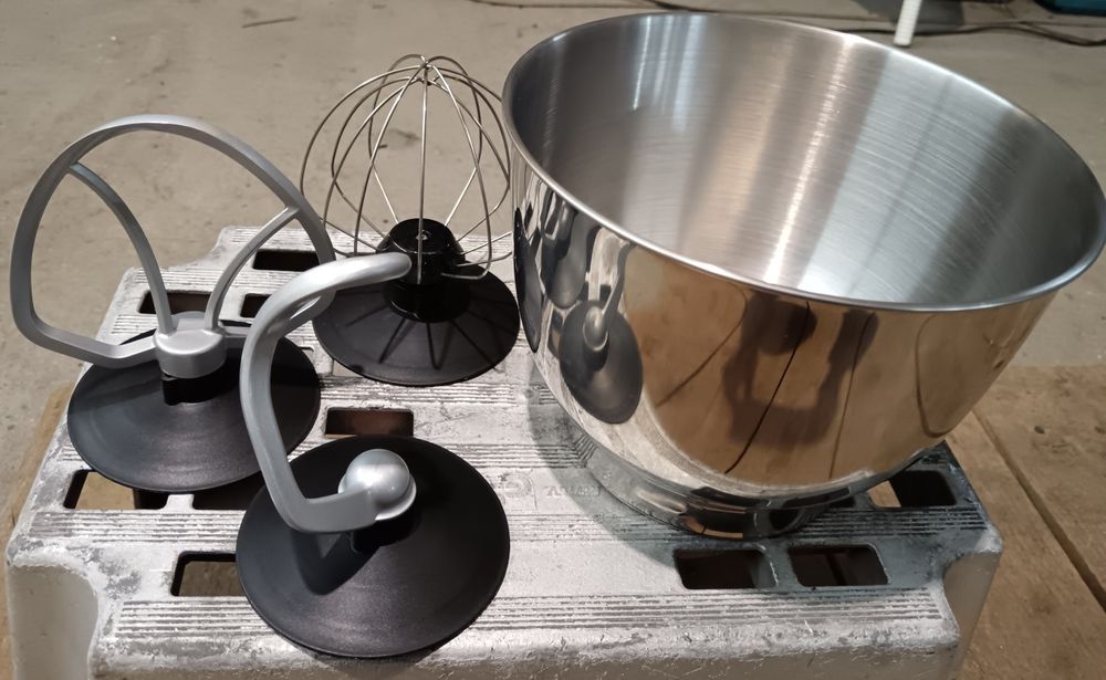 Bol inox și accesorii pt robot de bucătărie