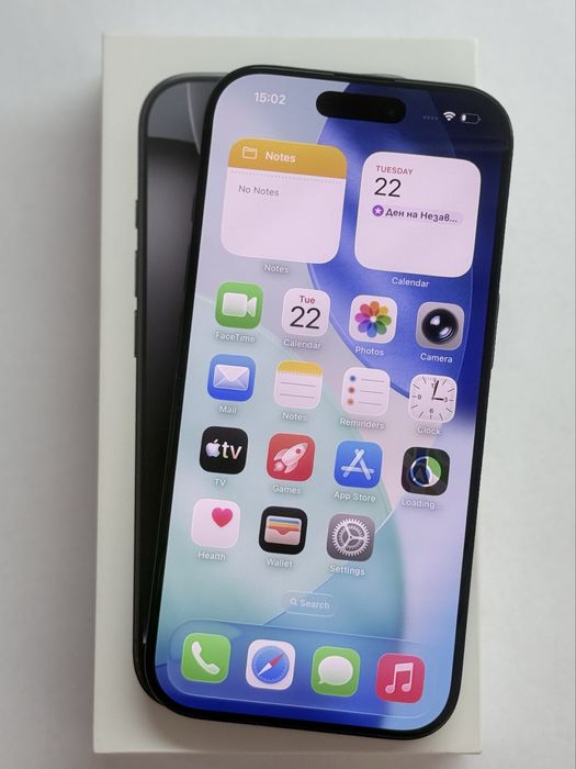 iPhone 16 Pro Black 91% battery