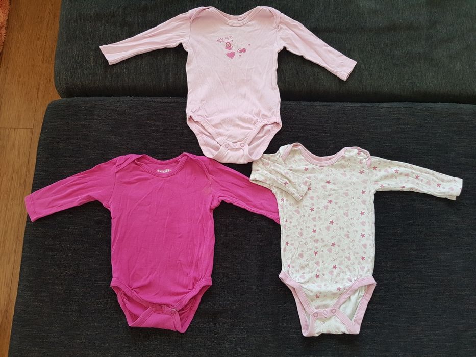 Лот 24 маркови дрешки за момиче 3-6 месеца, ръст 62-68 см