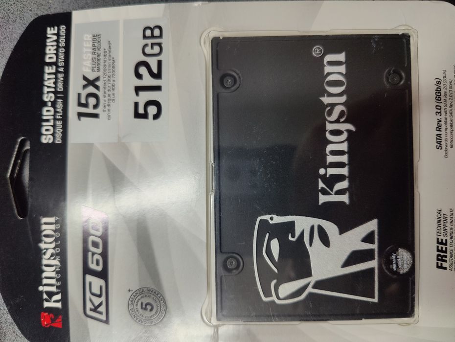 SSD KC 600 -512GB-Nou- Kingstone-Sigilat