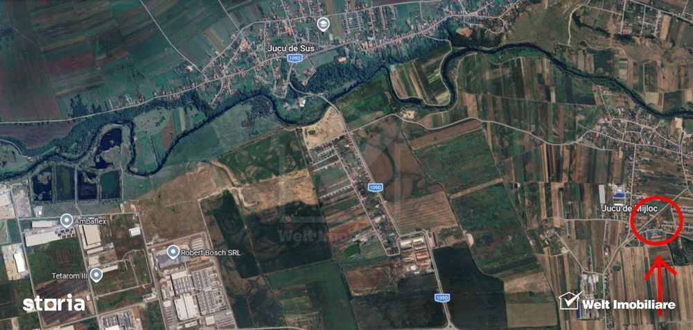 Teren intravilan – Jucu de Mijloc – ideal casa / investitie