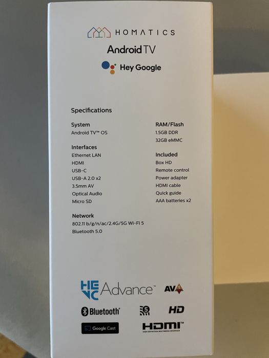 Homatics Box HD Android TV