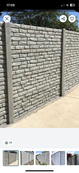 Gard beton prefabricat