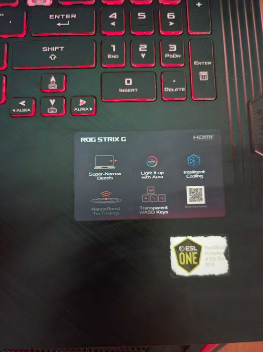 Vând ASUS ROG Strix G G731GU Gaming – i7 / GTX 1660 Ti / 1.38 TB