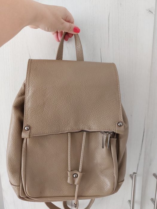 Rucsac  de dama, piele naturala, italian
