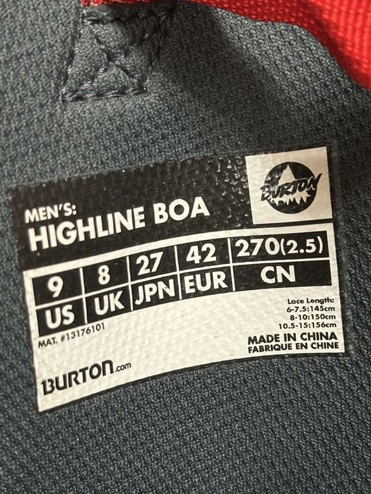Сноубордические ботинки BURTON