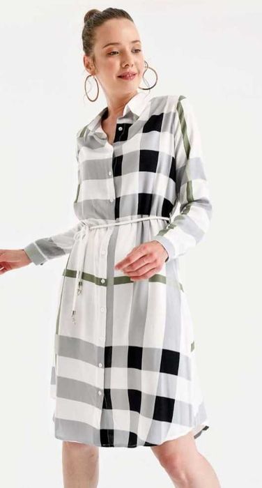 Кофта туника в клетку BIG DART