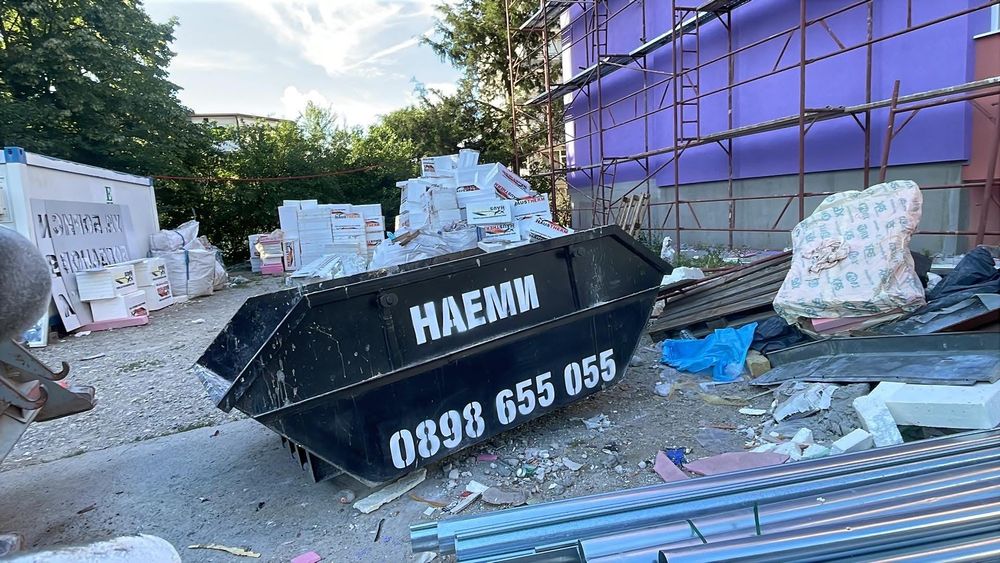 Контейнери под наем за строителни , битови к производствени отпадъци