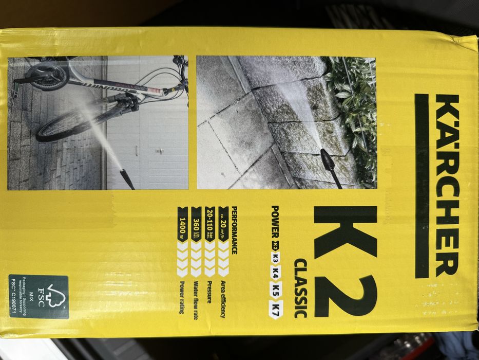 Karcher Aparat cu presiune  k 2 nou cu perie si solutie