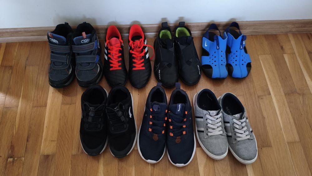 Обувки за момче adidas, nike, bench