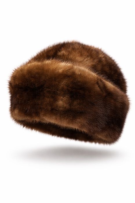 Женская меховая шапка