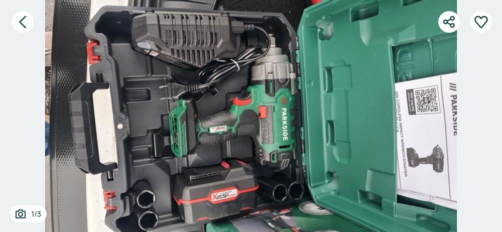 Bormasina cu impact parkside 20v model PASSK 20LI C4