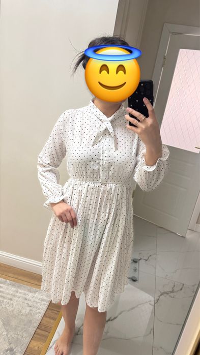 Нежный горошек көйлек сатылады 1рет киілген 42-44р