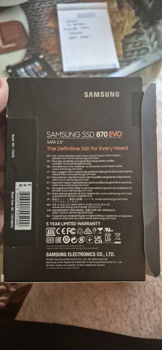 Vand ssd Samsung 2TB,870 EVO
