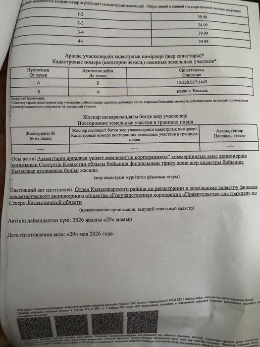 Продам участок в Бишкуле