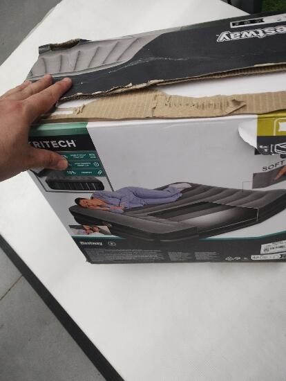 Saltea gonflabilă înaltă pentru 2 - produs resigilat Decathlon