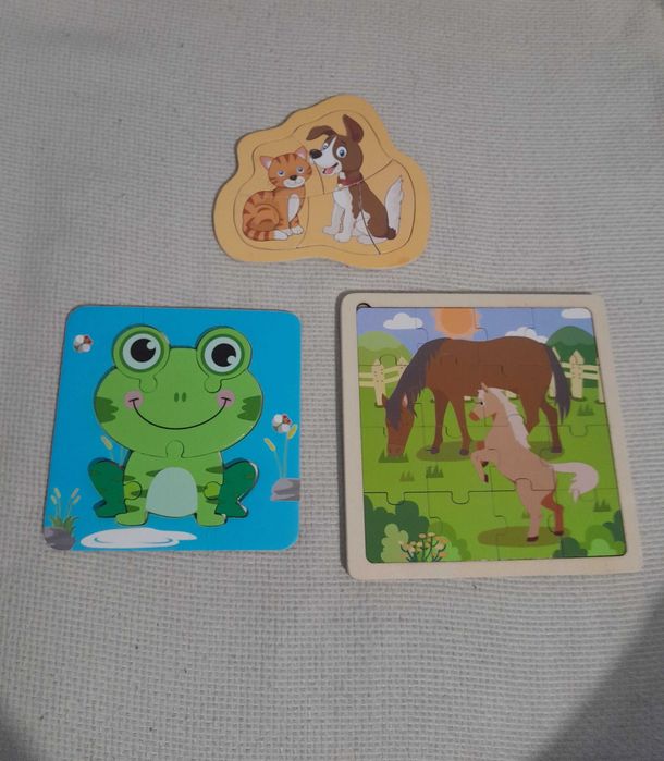 Дървени пъзели - детски