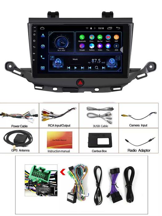 Мултимедия за Opel Astra K навигация Android двоен дин плеър Astra K