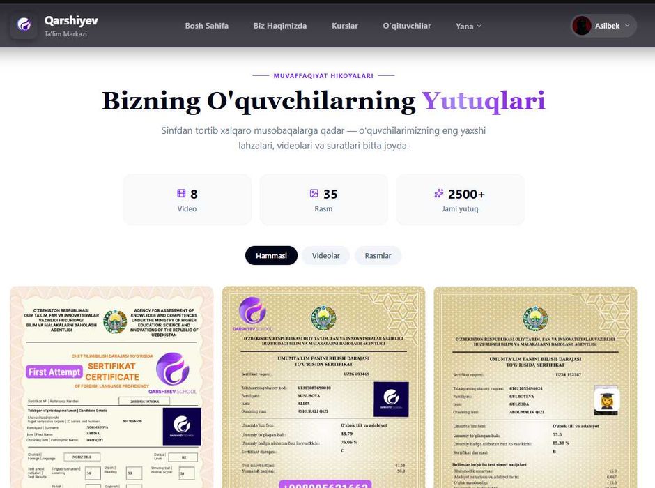 Premium web-sayt yarataman | Telegram bot | Landing Page