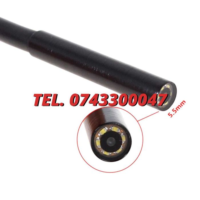 Camera Video Endoscopica, Rigida De Inspectie Android/ Pc Micro Port Usb 2 M Componenta Reparatie Pentru Conectare Componenta Service ,pentru Conectar