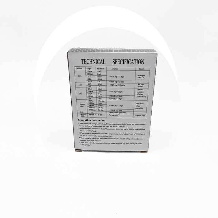 Мультиметр DT 830 D