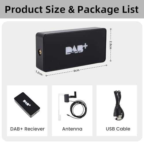 Нов DAB DAB+ USB адаптер за Android автомобилно радио с антена за кола