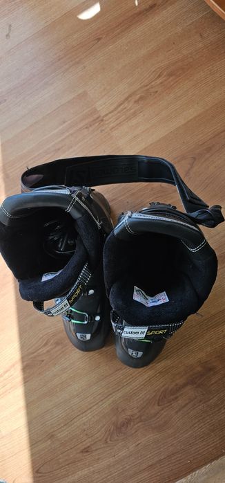 Ски обувки Salomon затоплящи и Nordica Transfire R3