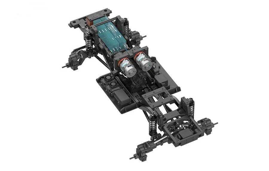 CrossRC EMO XX Stegosaurus 1:6, brushed, Червен