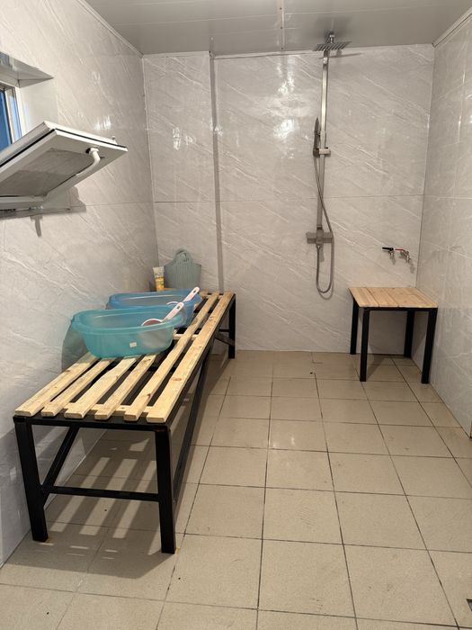 Семейная баня чистая