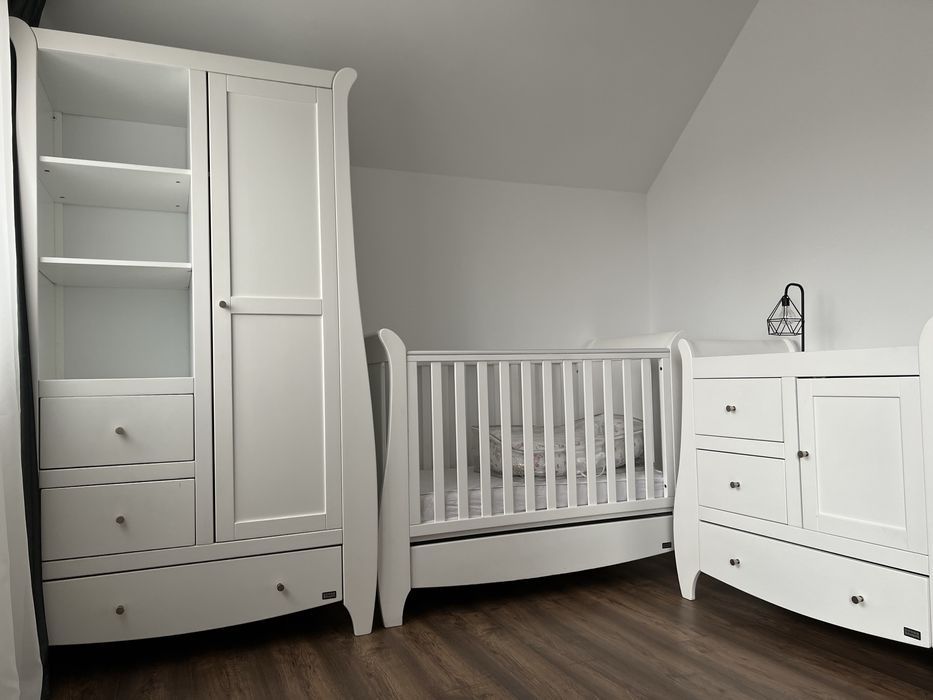 Mobila copii lemn masiv tutti bambini (inclusiv patut)