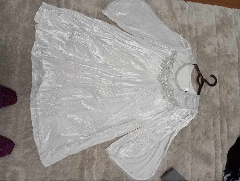 Белое платье для келинок новое