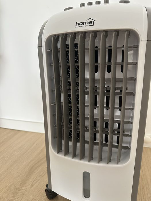 Racitor de aer / ventilator cu rezervor de apa de 3 litri, 3 viteze, insertie de evaporator, rulabil pe roti, 80 W