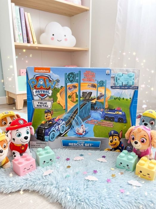 Set de pistă Paw Patrol True Metal Chase Rescue Set – Patrula Cățelușilor