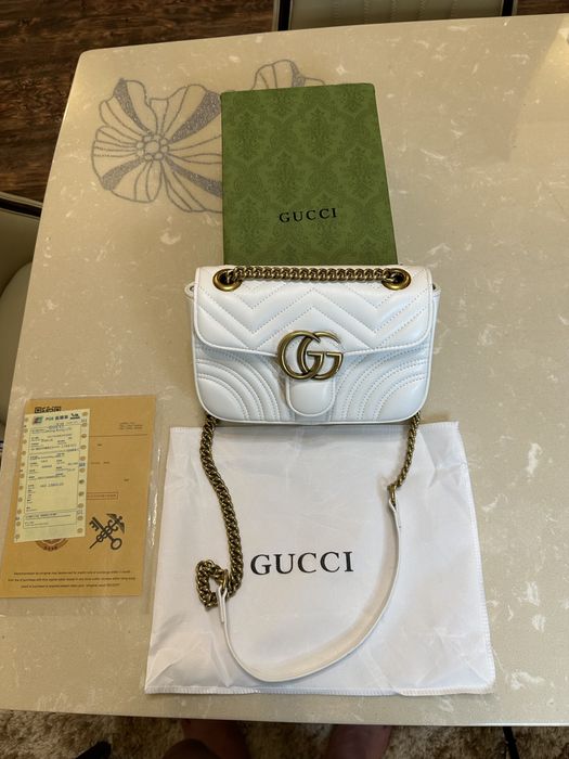 Geanta Gucci White