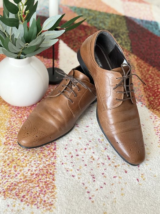 Pantofi bărbătești din piele, mărimea 44