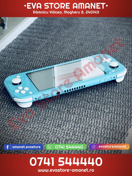 Consola Gaming Portabila NINTENDO Switch Lite Turquoise 32GB HDH-001