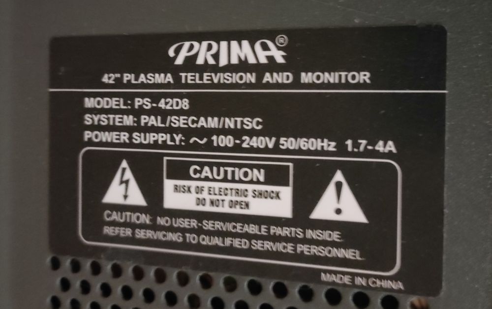 Огромный Телевизор PRIMA