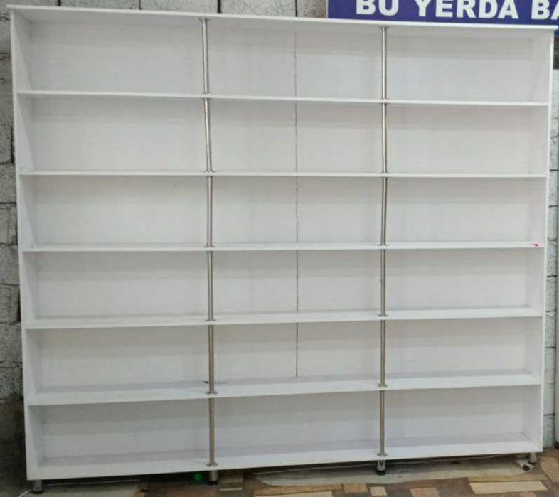 Магазин учун полка мебеллар сотилади.