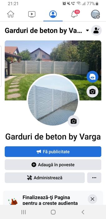 Garduri din placi de beton by Varga
Oferim