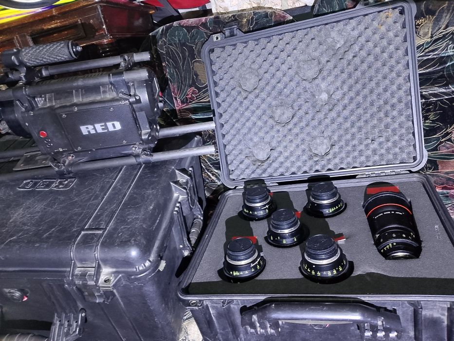 RED с обьективами