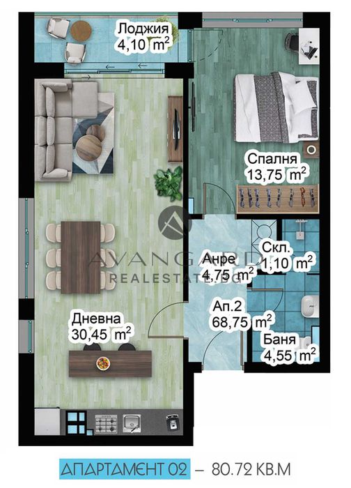 Продава се Двустаен апартамент в Пловдив, Христо Смирненски - 81 кв.м за 1545 €/кв.м - Снимка #5