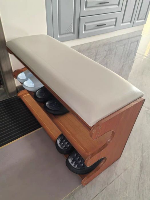 Полка для обуви с пуфиком