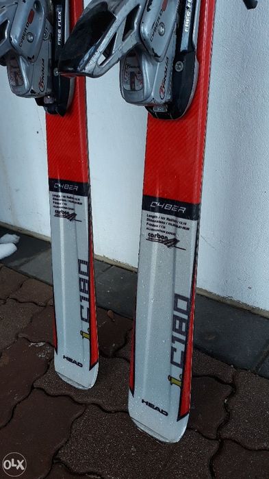 Skiuri Carve Head i Cyber Carbon, schiuri slalom 156 cm, radius 11m