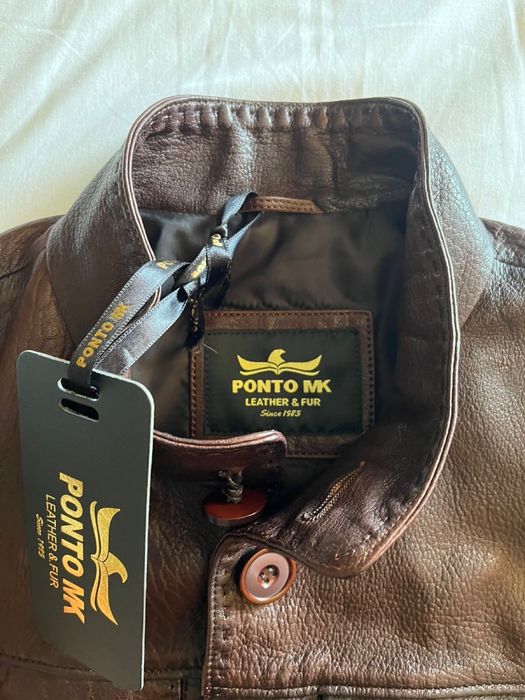 Куртка мужская кожаная