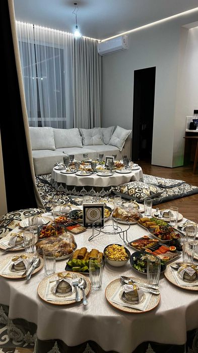 Прокат Астана! Жер стол, посуда, көрпеше, стулья, декор