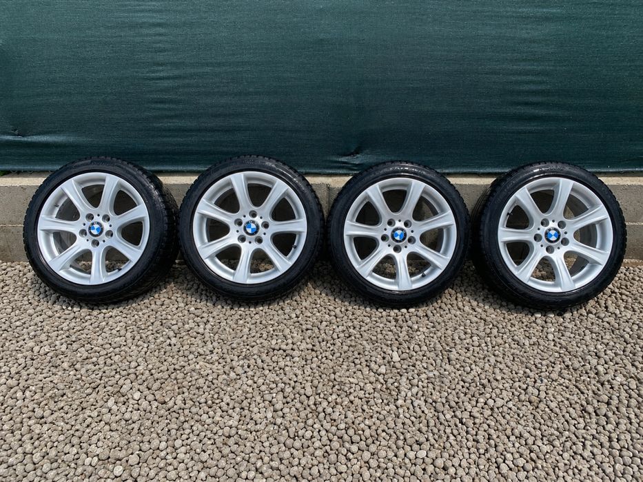Продавам оригинални BMW Style 394 джанти със зимни гуми -17 цола
