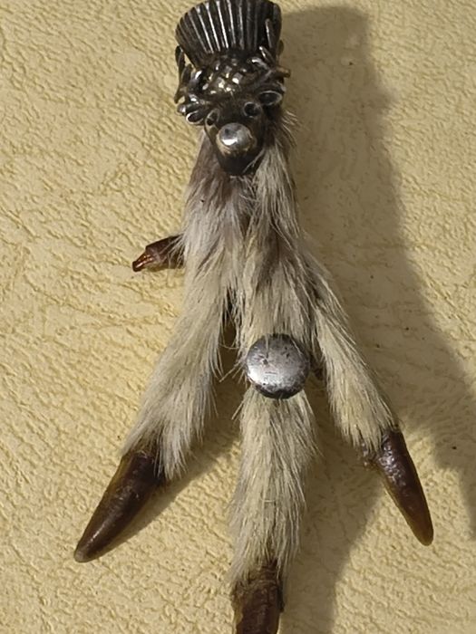 Broșă veche vanatoare