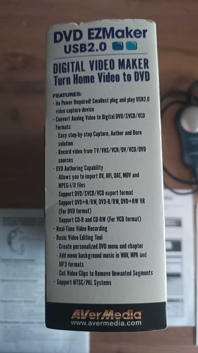 Кепчър AVerMedia DVD EZMaker USB