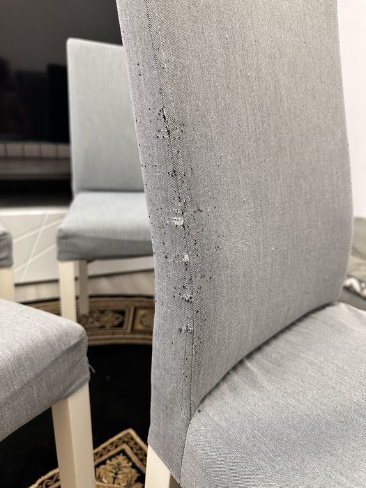 Set masa alba si 4 scaune