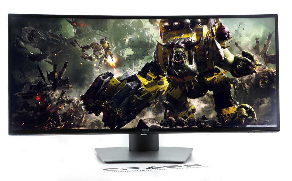 34" професионален голям монитор Dell UltraSharp U3417w с 12м гаранция